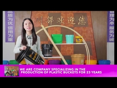 1L 2L 3L 4L 5L 10LCemical Bucket Dengan Tutup Tahan Korosi Bucket Plastik Bulat Besar