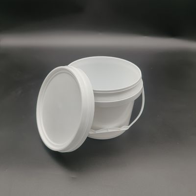 Bucket plastik PP bulat 5 galon Bucket polipropilena dengan pegangan logam