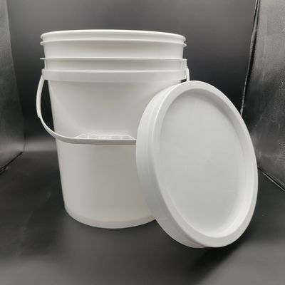 ISO9001 Sertifikasi Penyimpanan Bahan Kimia 20L Ember Plastik Dengan Tutup