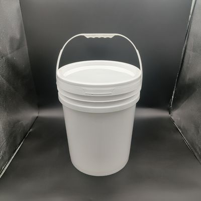 ISO9001 Sertifikasi Penyimpanan Bahan Kimia 20L Ember Plastik Dengan Tutup