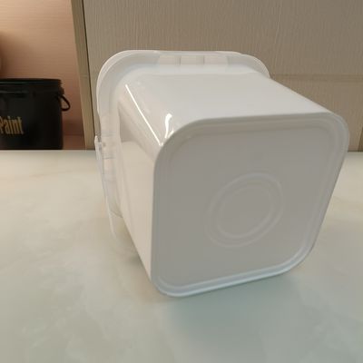 Polypropylene PP 10l Square Plastik Ember Dengan Tutup Non-Toksik
