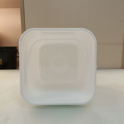 Polypropylene PP 10l Square Plastik Ember Dengan Tutup Non-Toksik