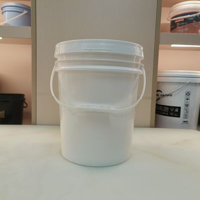 Limbah tahan kebocoran 5 quart cat plastik ember tahan es