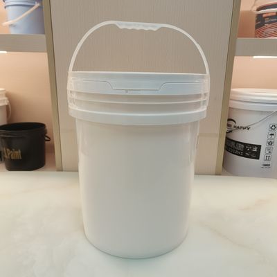 Polypropylene Plastik Ember 5 Gallon Ember Dengan Tutup Asam Kemantapan Kimia