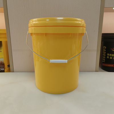 18L 4,8 Gallon 5 Gallon Cat Plastik Ember Kuning Tahan Suhu Tinggi