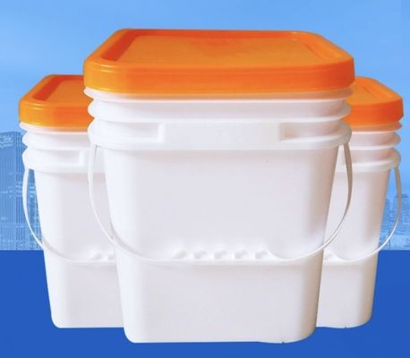 Poly Line Bucket Food Storage Buckets Square Thermal Transfer Screen Printing Pengiriman panas