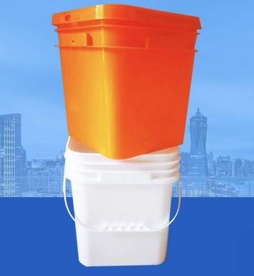 Poly Line Bucket Food Storage Buckets Square Thermal Transfer Screen Printing Pengiriman panas