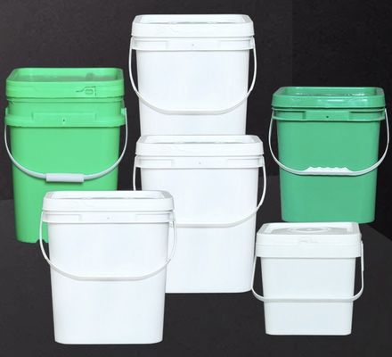12' Poly Buil Square Storage Bucket Dengan Tutup 2 Lbs
