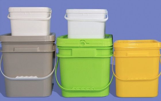 2 Lbs Square Food Storage Ember Plastik Dengan Tutup IML Dekorasi