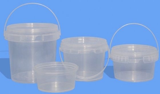 5L Bucket Bucket Plastik dengan Dekorasi Transfer Panas