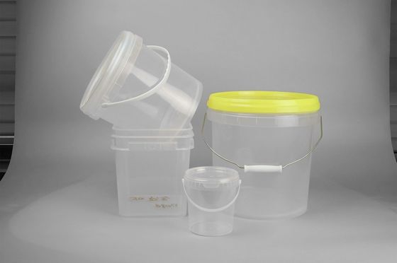 Snap On Tutup transparent Plastik Ember 5 Gallon Dengan Metal Handle