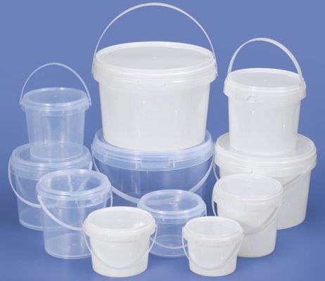 5L Bucket Bucket Plastik dengan Dekorasi Transfer Panas