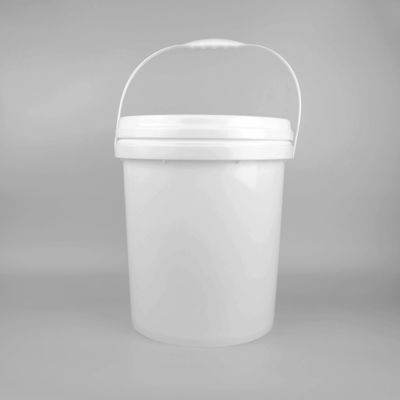 Daur ulang 5 Gal 70mil Food Safe Bucket Putih FDA Disetujui