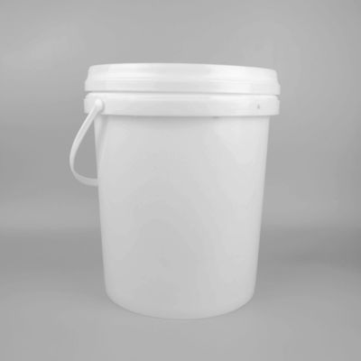 1L 2L 3L 4L 5L Putih Food Grade Metal Handle Transport Bucket