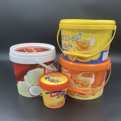 PP Bahan Putih Food Grade Ember anti bocor Airproof Ember Dengan Tutup