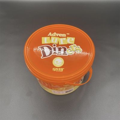 1L 2L 3L 4L 5L Putih Food Grade Metal Handle Transport Bucket