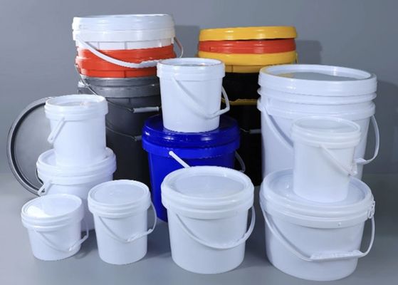 Bak minyak plastik putih tahan kebocoran dengan tutup tahan panas