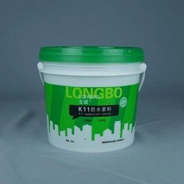 Lemparan tahan kebocoran digunakan kembali 1 galon besar bulat plastik ember cat dengan tutup
