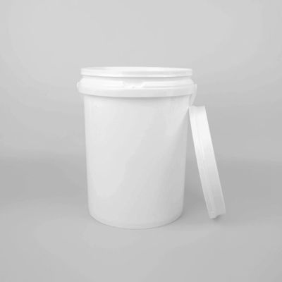Lemparan tahan kebocoran digunakan kembali 1 galon besar bulat plastik ember cat dengan tutup