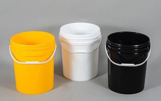 BPA Bebas Putih 5 galon Ember Plastik Dengan Tutup Untuk Serbuk Kimia
