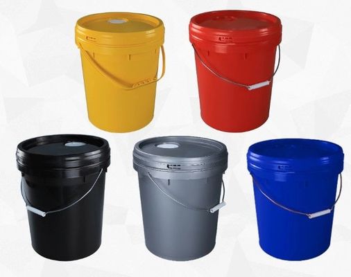 Makanan Kelas Polietilena 5 galon Plastik Ember Putih Ember OEM ODM