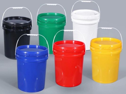 Bebas BPA 5 galon ember plastik Tinggi 14,5 inci tahan UV
