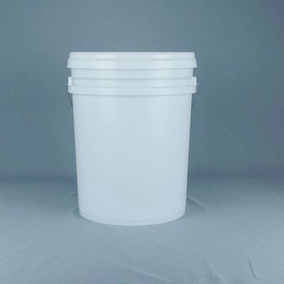 BPA Bebas Putih 5 galon Ember Plastik Dengan Tutup Untuk Serbuk Kimia
