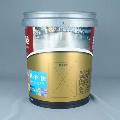 Lempeng Penyimpanan Makanan 5 Gallon Poly Buil Dengan Tutup Tahan UV