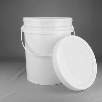 OEM ODM 5 galon ember plastik dengan tutup Hitam 5 galon ember