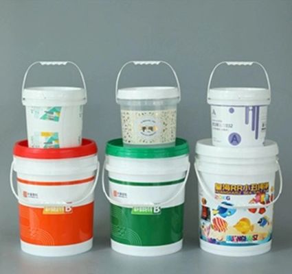 1-25L Kapasitas Bucket Pupuk Plastik Bulat Dengan Tutup