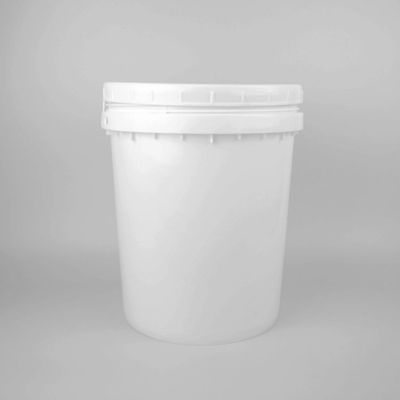 Custom Logo 20l Bucket Plastik Bulat Dengan Tutup Korosi Tahan