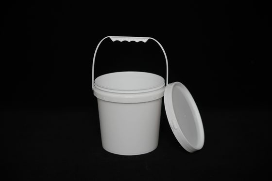 Custom Printed PE Round Buckets dengan Tutup