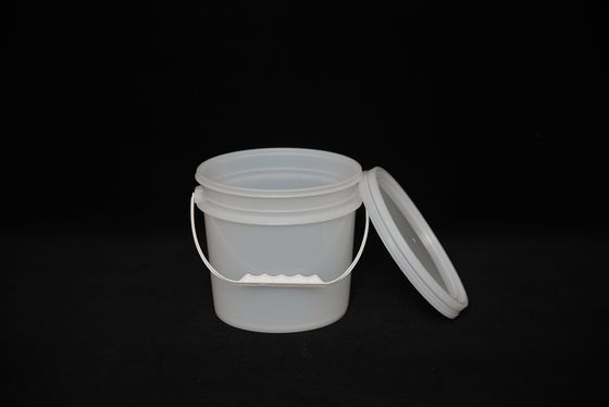 ember plastik transparan khusus dengan tutup snap untuk digunakan di dalam dan di luar ruangan
