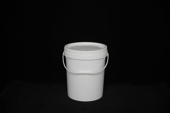 Makanan Kelas Putih PP Plastik Ember Bulat Bentuk persegi Tahan UV Daur Ulang Untuk Penyimpanan Aman Dengan Dampak